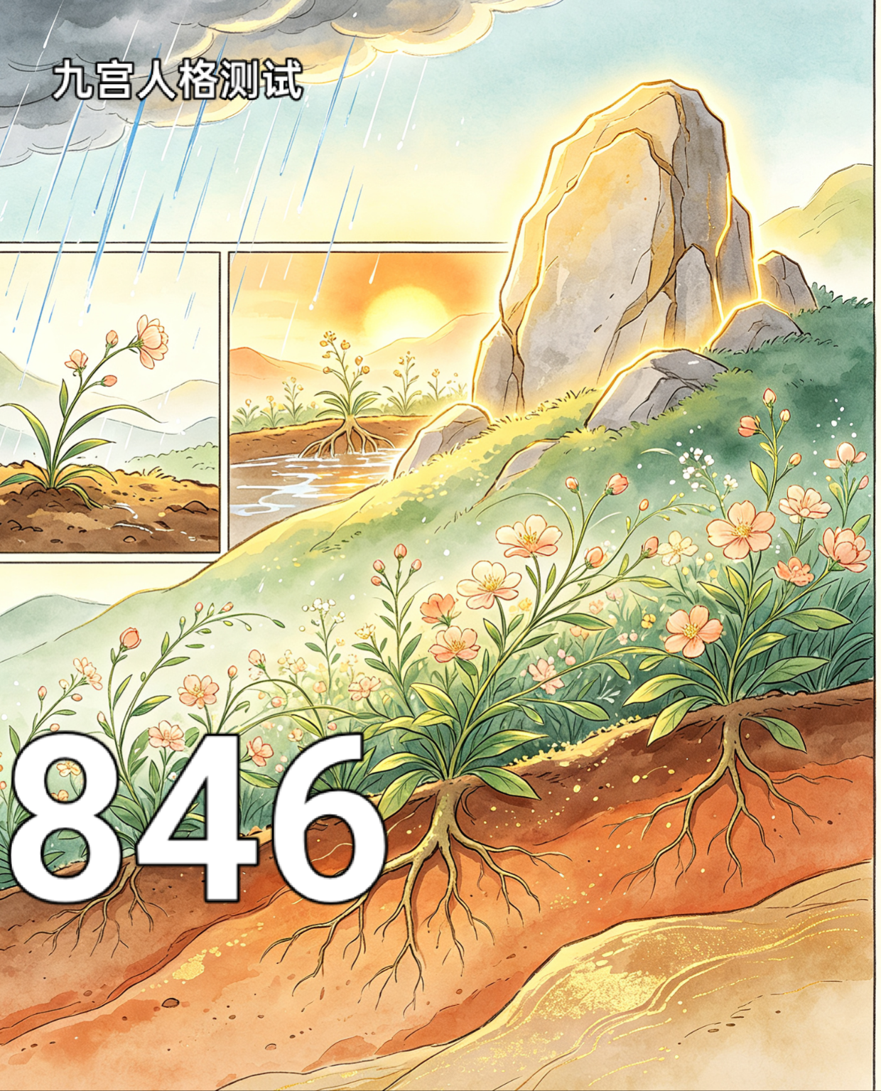 846号性格组合寓言：山坡藏花，金石待温.png